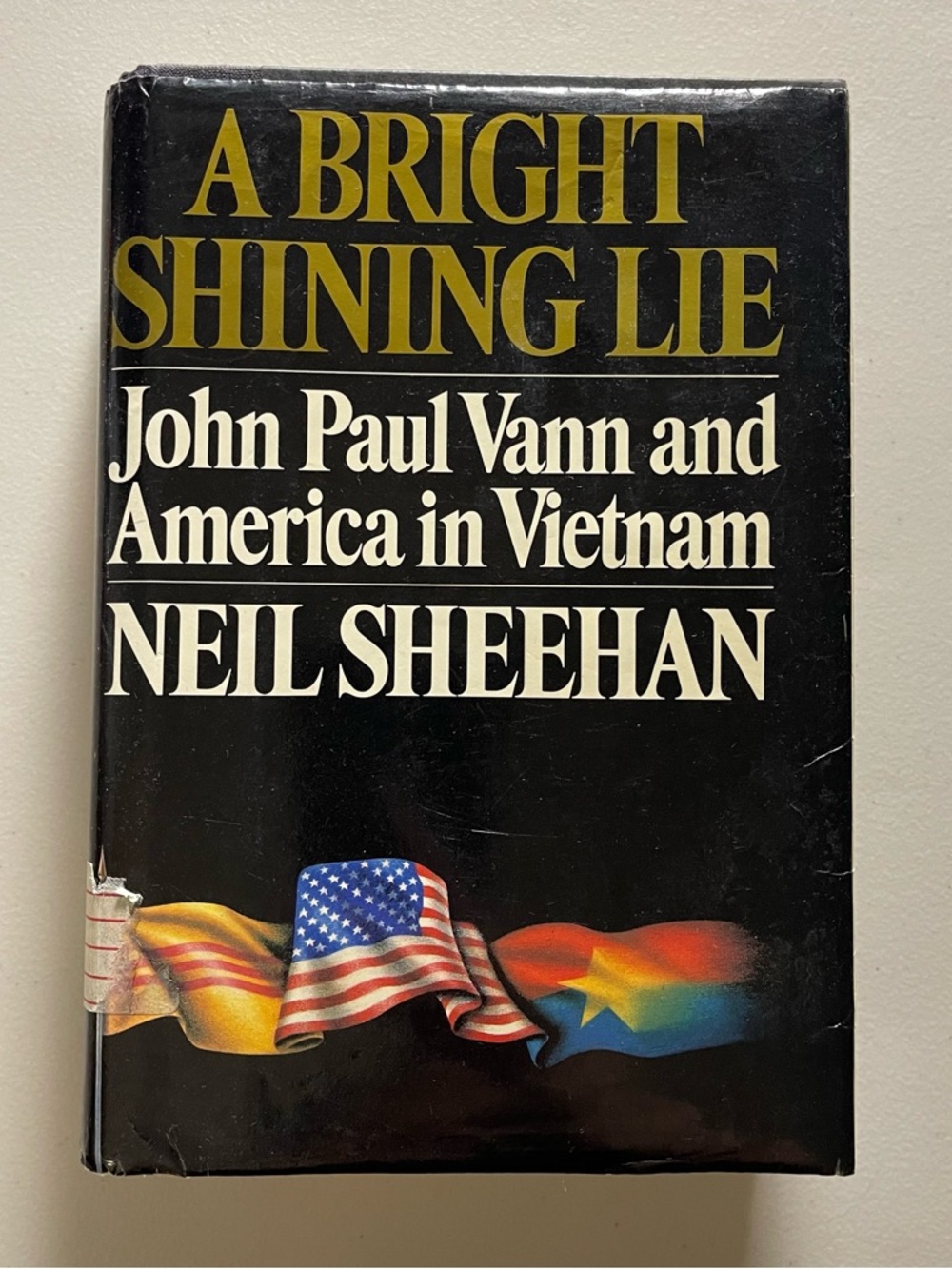 Vintage A Bright Shining Lie FIRST EDITION Neil Sheehan Hardcover Book History